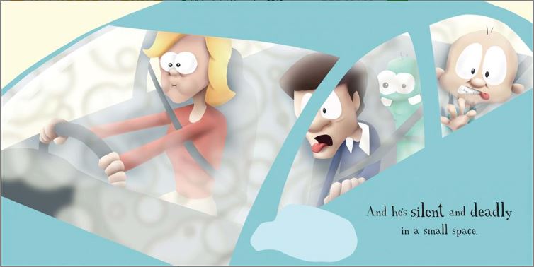 Book There is a Monster under my bed who farts2