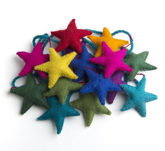 Felt Star Garland1