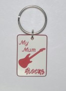 My Mum Rocks Keyring